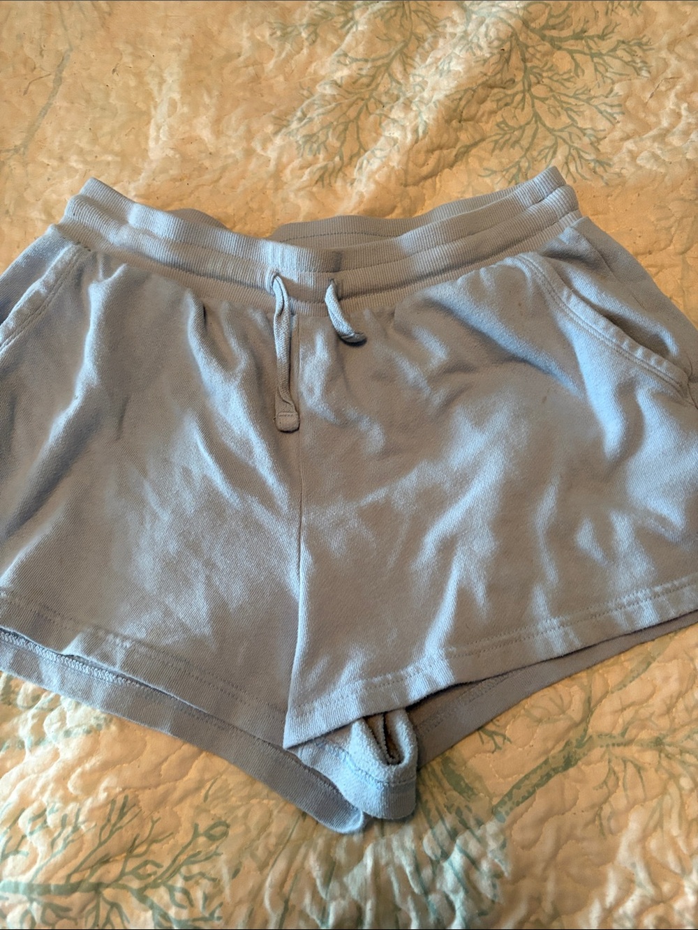 Colsie Powder Blue Athletic Lounge Shorts with pockets Medium
